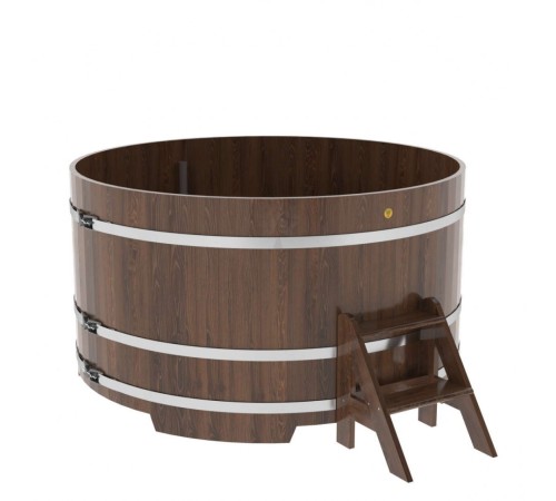 Купель круглая, дуб, диаметр 1.80