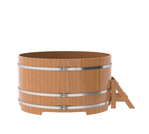 Купель круглая, дуб, диаметр 1.80