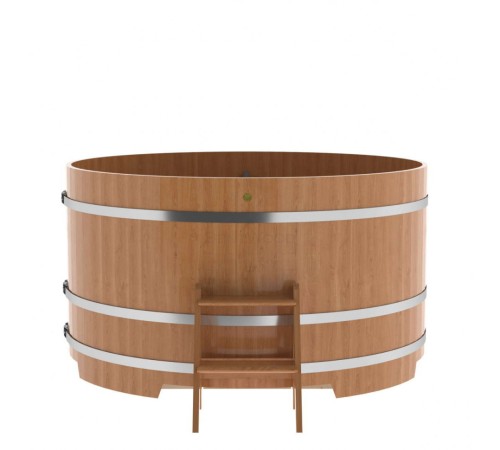 Купель круглая, дуб, диаметр 1.80