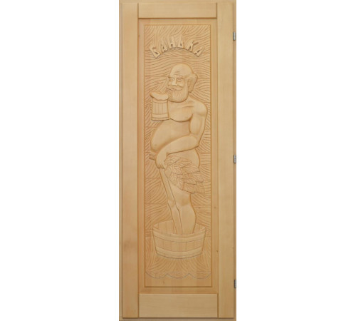 Дверь резная "Дед" 1900х700 мм