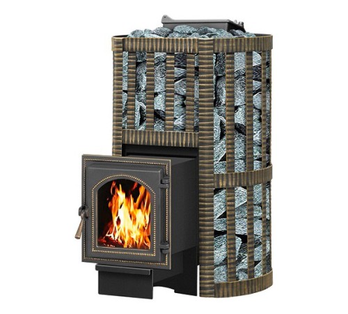 Дровяная печь ВЕЗУВИЙ УРАГАН КОВКА 16 (270)