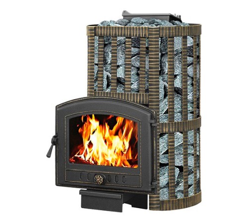 Дровяная печь ВЕЗУВИЙ УРАГАН КОВКА 16 (224)