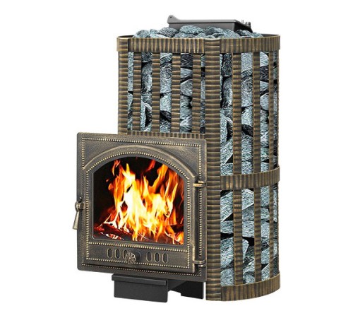 Дровяная печь ВЕЗУВИЙ УРАГАН КОВКА 16 (205)