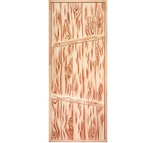 Дверь из массива "На иглах резная" 1900х700 мм
