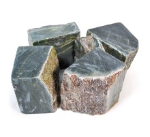 Камни для печей Нефрит колото-пиленный 10 кг