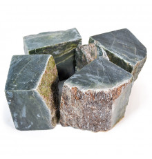 Камни для печей Нефрит колото-пиленный 10 кг