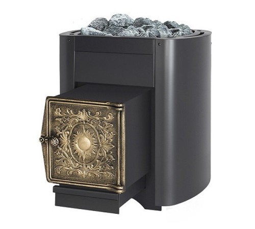 Дровяная печь ВЕЗУВИЙ РУСИЧЪ АНТРАЦИТ 12 (ДТ-3)