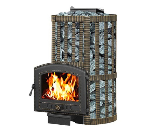 Дровяная печь ВЕЗУВИЙ УРАГАН КОВКА 22 (224)
