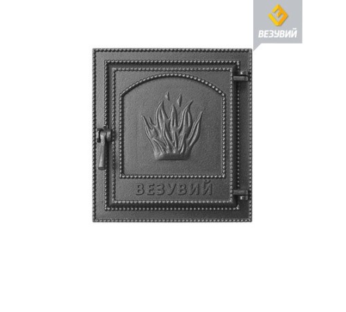 Дверка каминная ВЕЗУВИЙ 211 Антрацит