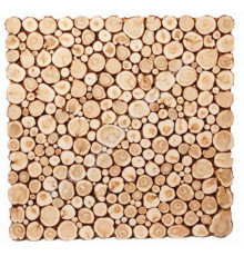 Панно из можжевельника, 600х600 мм.