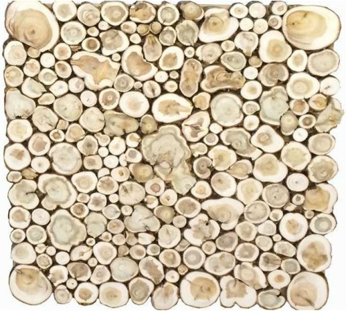 Панно из можжевельника, 600х600 мм.