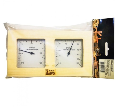 Термогигрометр Sawo 224-THA (осина)