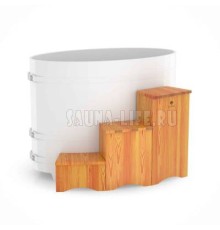 Подиум три ступеньки - лиственница натуральная