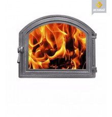 Дверка каминная ВЕЗУВИЙ 217 (Антрацит)