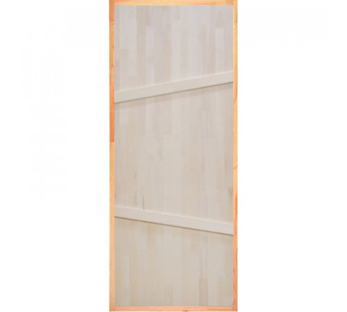 Дверь из массива "На иглах из липы" 1900х700 мм
