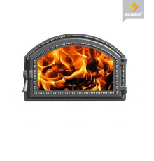 Дверка каминная ВЕЗУВИЙ 222 (Антрацит)