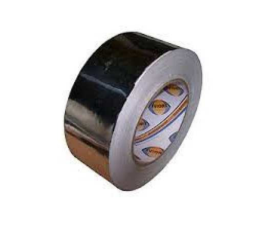 Скотч алюминиевый 50мм L-30м (фольгоскотч)