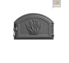 Дверка каминная ВЕЗУВИЙ 223 (Антрацит)