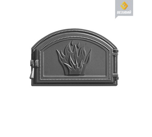 Дверка каминная ВЕЗУВИЙ 223 (Антрацит)