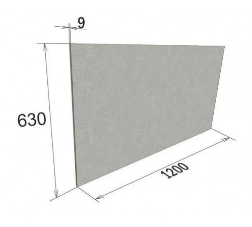 Плита минерит Cembrit 1200x630мм., толщина 9 мм