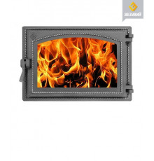 Дверка каминная ВЕЗУВИЙ 230 (Антрацит)