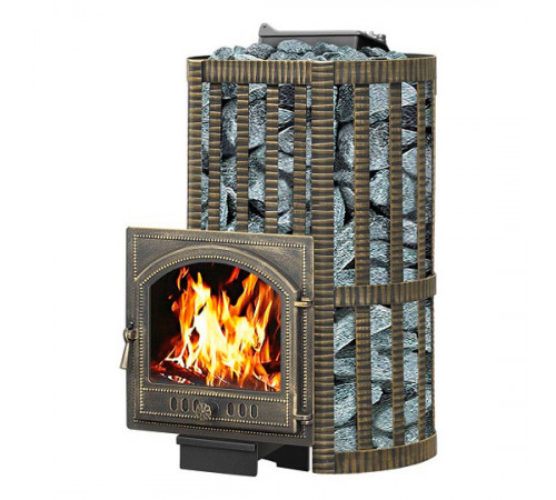 Дровяная печь ВЕЗУВИЙ УРАГАН КОВКА 28 (205)