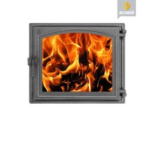 Дверка каминная ВЕЗУВИЙ 240 (Антрацит)