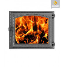 Дверка каминная ВЕЗУВИЙ 240 (Антрацит)