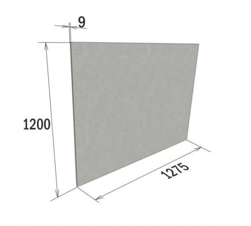 Плита минерит Cembrit 1200x1275мм., толщина 9 мм