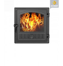 Дверка каминная ВЕЗУВИЙ 280 (Антрацит)