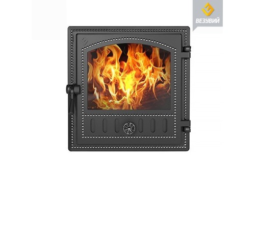 Дверка каминная ВЕЗУВИЙ 280 (Антрацит)