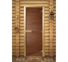 Двери для саун Maestro Woods 70x190 см (бронза)