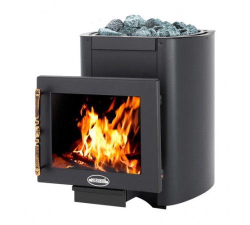 Дровяная печь ВЕЗУВИЙ РУСИЧЪ АНТРАЦИТ 16 Панорама