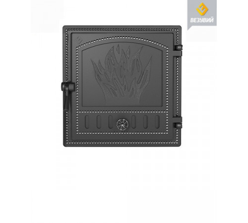 Дверка каминная ВЕЗУВИЙ 281 (Антрацит)