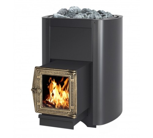 Дровяная печь ВЕЗУВИЙ РУСИЧЪ АНТРАЦИТ 22 (ДТ-4С)