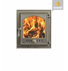 Дверка каминная ВЕЗУВИЙ 210 (Бронза)