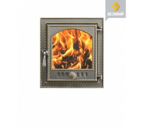 Дверка каминная ВЕЗУВИЙ 210 (Бронза)