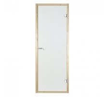 Дверь стеклянная Harvia STG 7х19 (коробка сосна, стекло сатин)