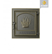 Дверка каминная ВЕЗУВИЙ 211 (Бронза)