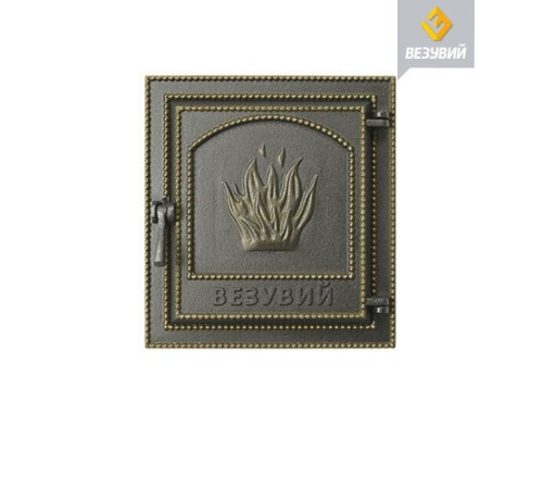 Дверка каминная ВЕЗУВИЙ 211 (Бронза)