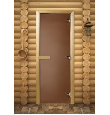 Двери для саун Maestro Woods 70x190 см (бронза матовая)