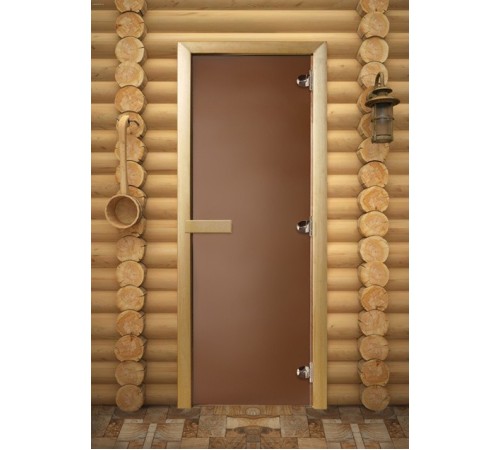 Двери для саун Maestro Woods 70x190 см (бронза матовая)