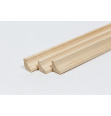 Плинтус липа 25х25 сорт Экстра, длина 1 - 3 м