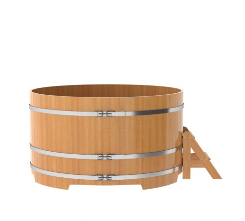 Купель круглая, лиственница, диаметр 2.0