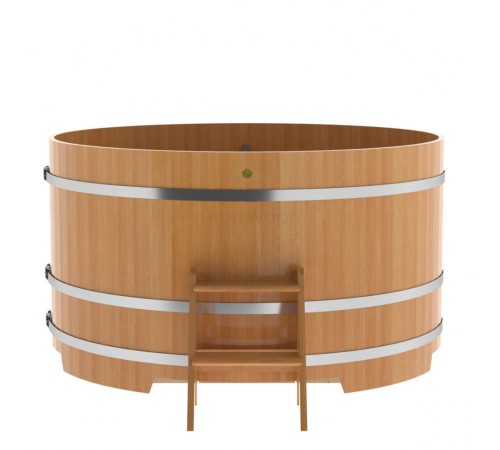 Купель круглая, лиственница, диаметр 2.0