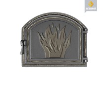 Дверка каминная ВЕЗУВИЙ 218 (Бронза)