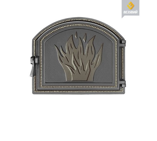Дверка каминная ВЕЗУВИЙ 218 (Бронза)