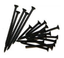 Саморезы черные по дереву 25 мм