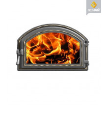 Дверка каминная ВЕЗУВИЙ 222  (Бронза)