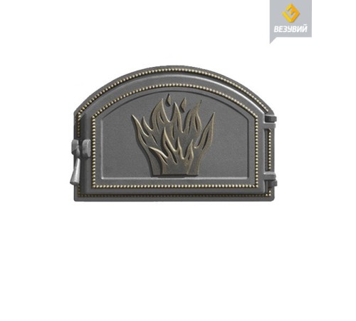 Дверка каминная ВЕЗУВИЙ 223 (Бронза)